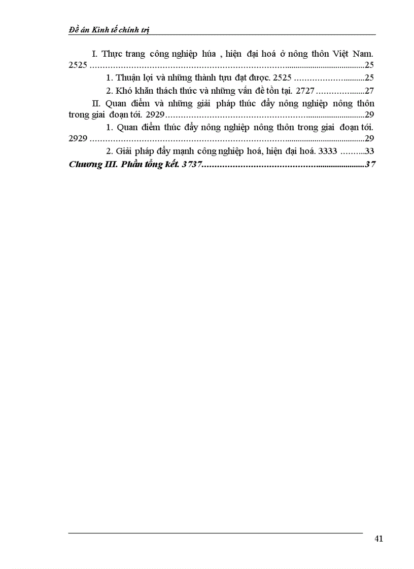 Công nghiệp hoá ,hiện đại hoá nông nghiệp nông thôn ở Việt Nam