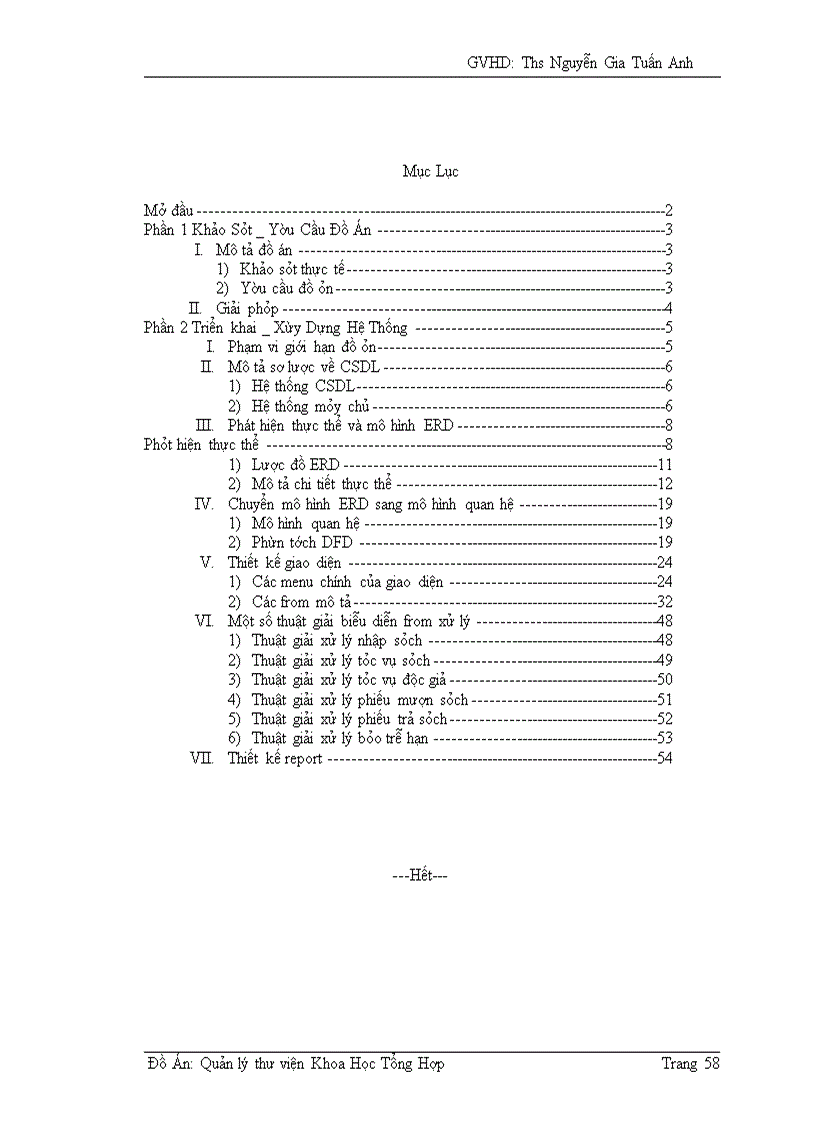 Phân tích và quản lý hệ thống thư viện khoa học tổng hợp