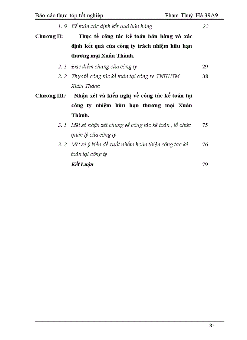 Kế Toán Bán Hàng Và XĐKQBH Của Doanh Nghiệp