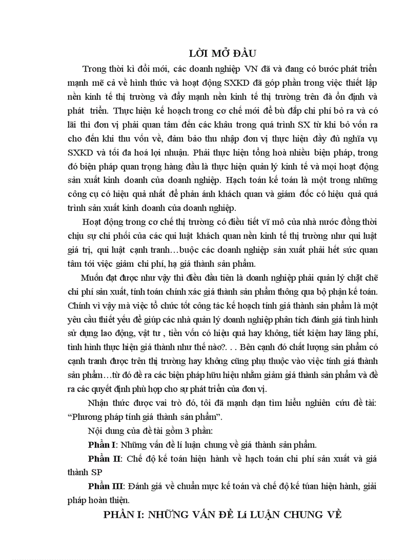 Phương pháp tính giá thành sản phẩm 1