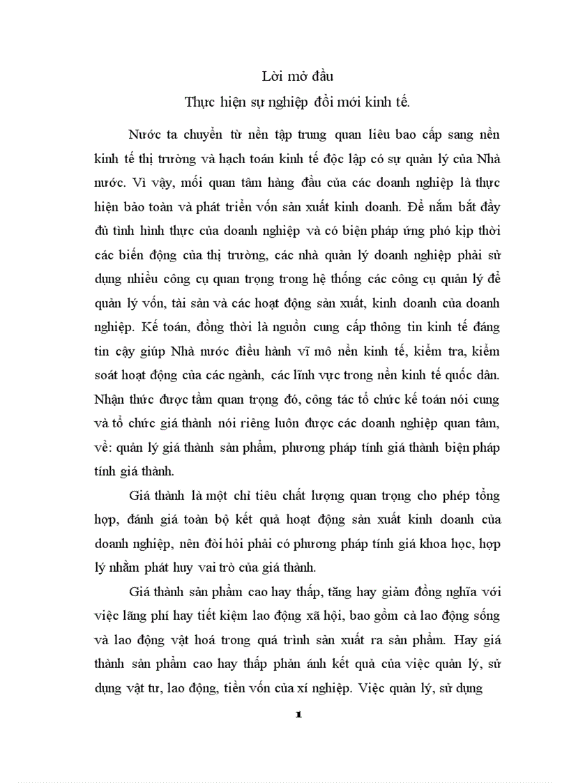 Vị trí vai trò của công tác quản lý giá thành ý nghĩa việc hạ thấp giá thành sản phẩm 1