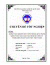 Kiểm toán khoản mục tiền trong quy trình kiểm toán báo cáo tài chính do công ty tnhh kiểm toán nhân việt thực hiện