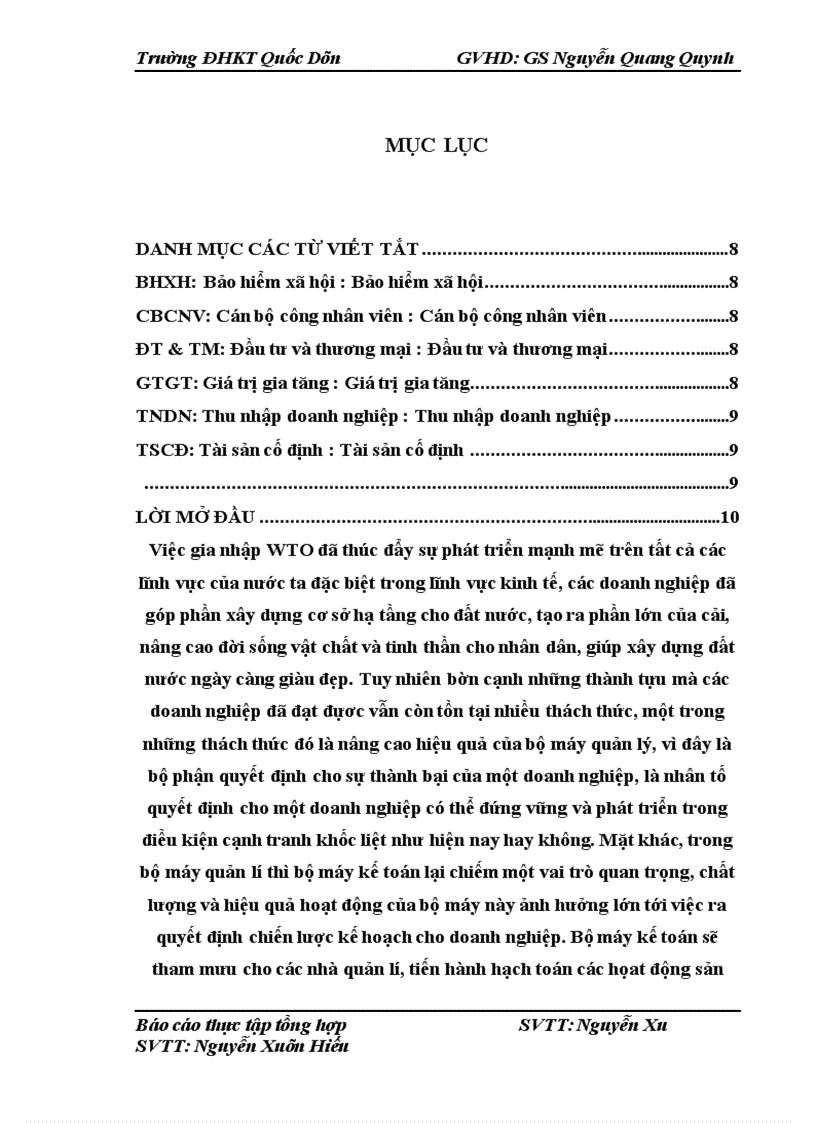 Đánh giá thực trạng tổ chức hạch toán kế toán tại công ty cổ phần đầu tư và thương mại Bình Tây