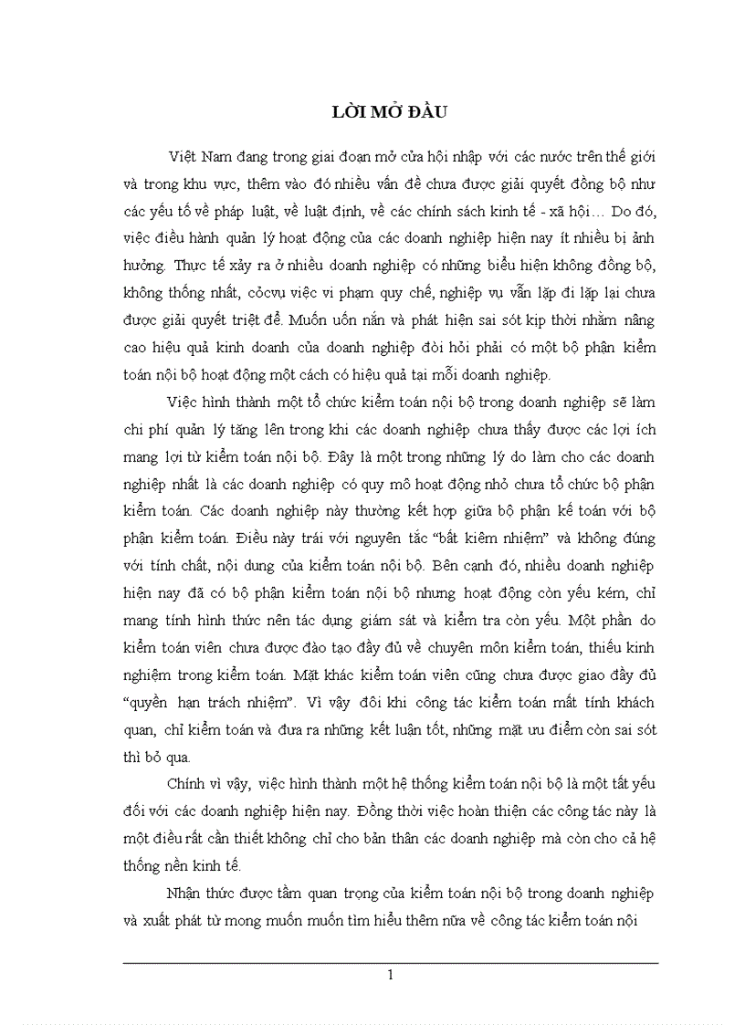 Vai trò của Kiểm toán nội bộ trong hệ thống kiểm soát nội bộ của doanh nghiệp 1