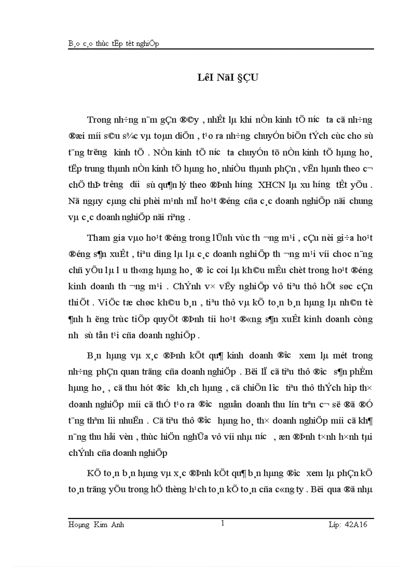 Kế toán bán hàng và xác định kết quả kinh doanh bán hàng tại công ty Cổ phần Tạp phẩm và BHLĐ