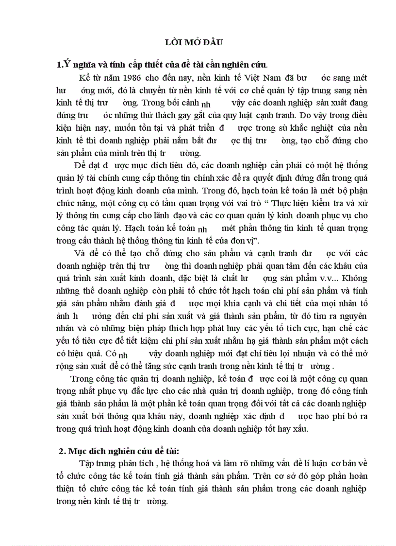 Tính giá thành sản xuất của sản phẩm sản xuất 1