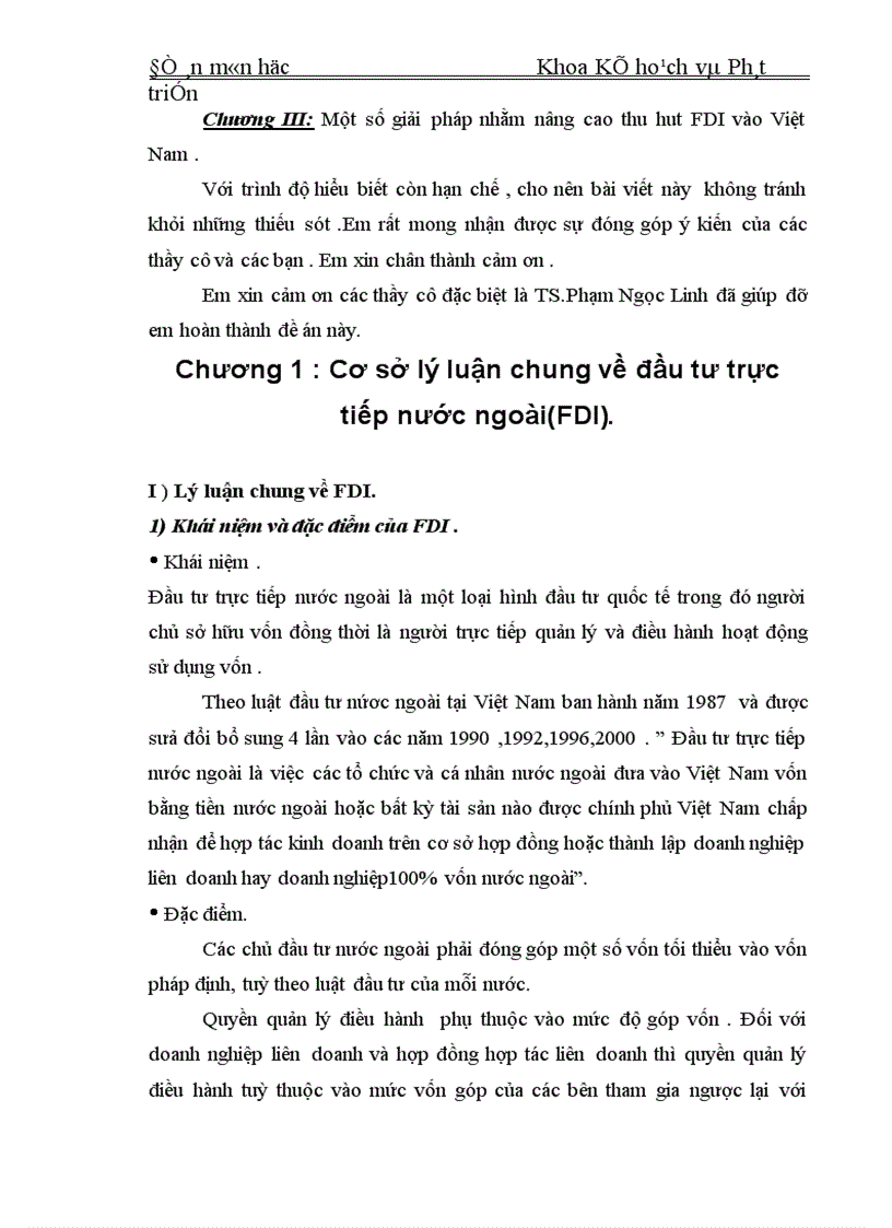 Một số giải pháp nhằm thu hút nguồn vốn đầu tư trực tiếp từ nước ngoài tại Việt Nam