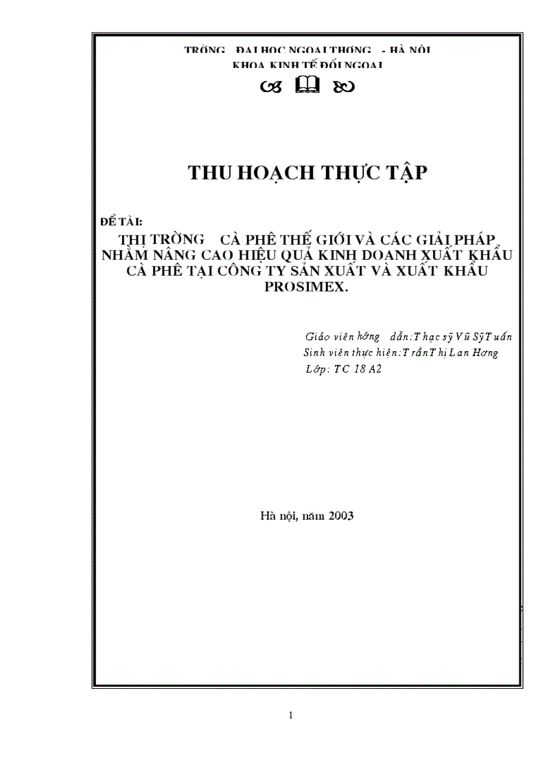 thực trạng và giải pháp nhằm nâng cao hiệu quả quy trình sản xuất và xuất khẩu tại công ty sản xuất và xuất khẩu prosimex