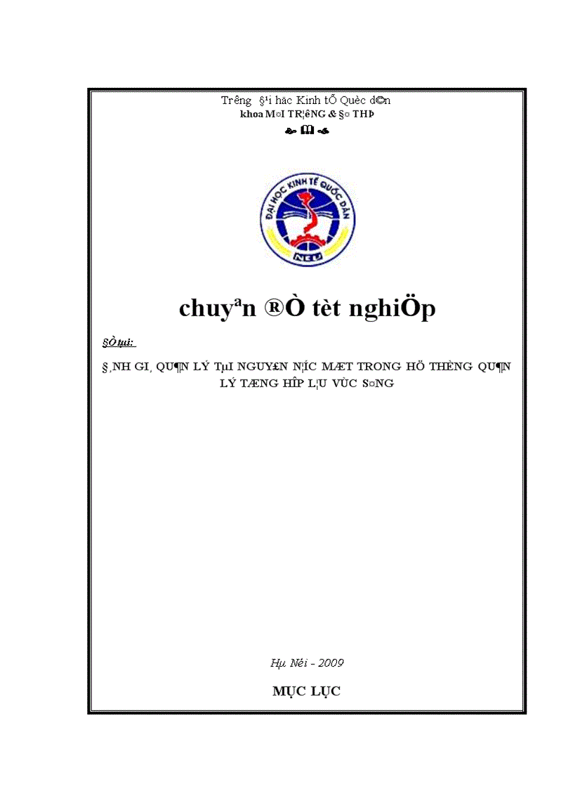 Đánh giá quản lý tài nguyên nước mặt trong hệ thống quản lý tổng hợp lưu vực sông 1