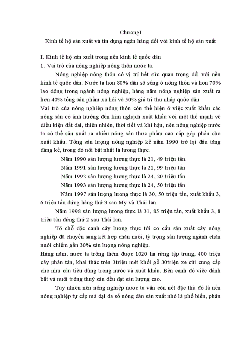 Phương hướng và giải pháp chủ yếu huy động và sử dụng vốn tín dụng ngân hàng để phát triển kinh tế hộ sản xuất ở huyện Thanh Trì