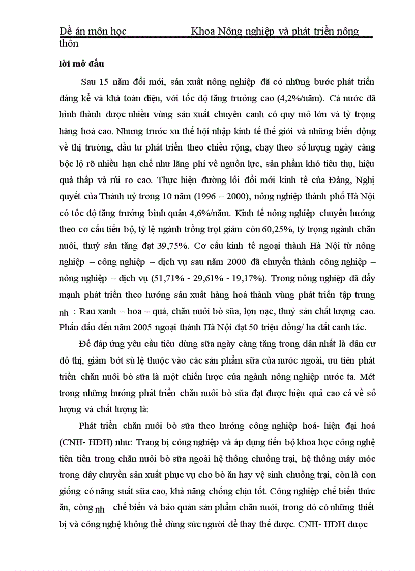 Xác định quy mô đàn hợp lý của Ngoại thành Hà Nội