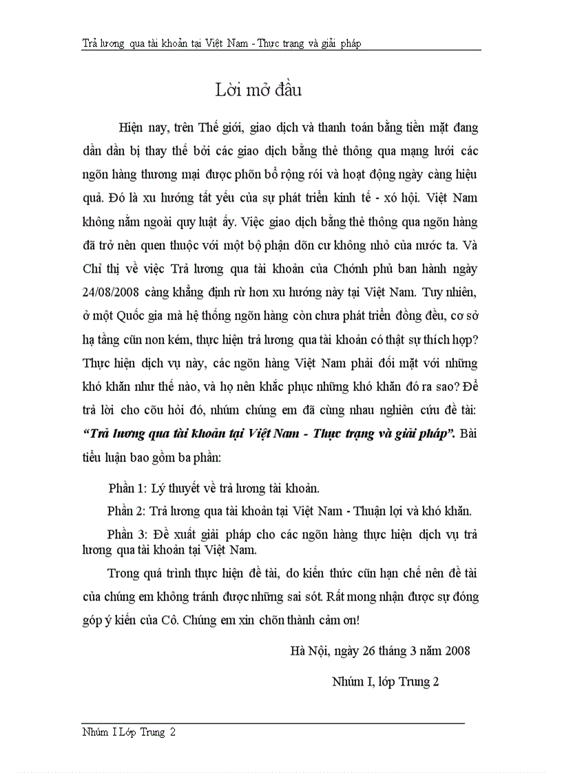 Trả lương qua tài khoản tại Việt Nam Thực trạng và giải pháp 1