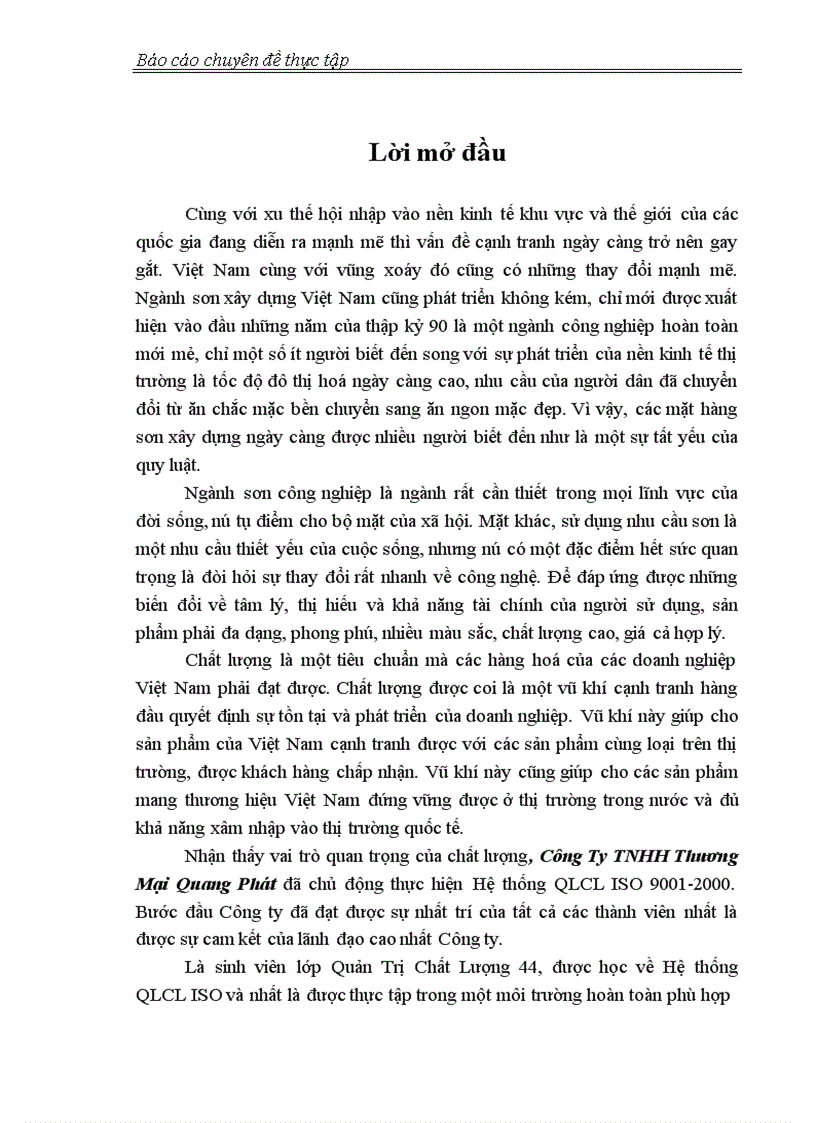 Giải pháp xây dựng và áp dụng thành công hệ thống QLCL ISO 9001 2000 1