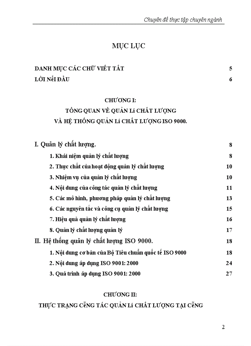 Quản lý chất lượng theo tiêu chuẩn quốc tế ISO 9001 2000 Ứng dụng tại Công ty tư vấn công nghệ thiết bị và kiểm định xây dựng CONINCO Bộ Xây dựng 1