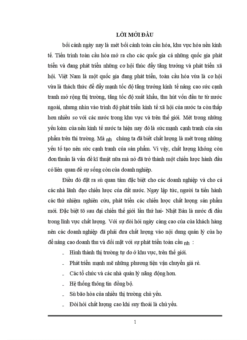 Nâng cao vai trò của nhà nước doanh nghiệp trong quản lý chất lượng sản phẩm ở Việt Nam hiện nay 1
