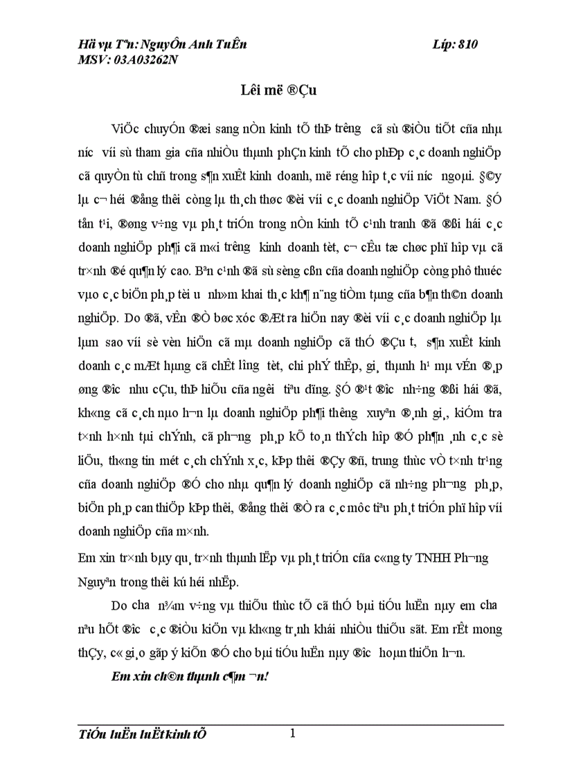 Việc khởi sự (chuẩn bị) và đăng ký thành lập công ty TNHH Phương Nguyên