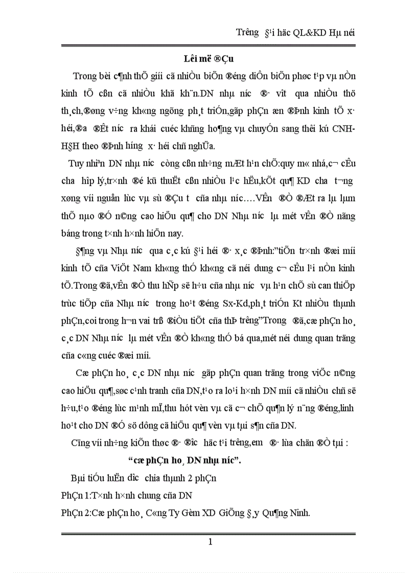 Cổ phần hoá DN nhà nước