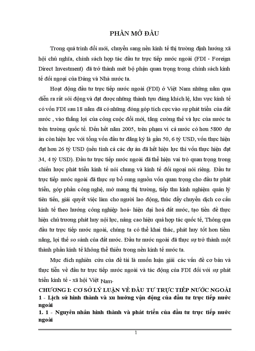 Một số kiến nghị và giải pháp khắc phục những bất cập trong quản lý các dự án FDI 1