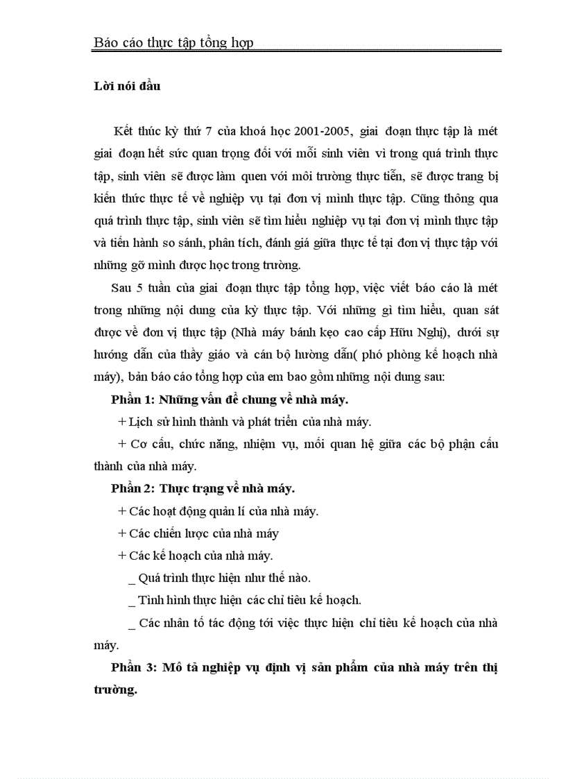 Giải pháp thực hiện chiến lược cạnh tranh của nhà máy bánh kẹo cao cấp hữu nghị