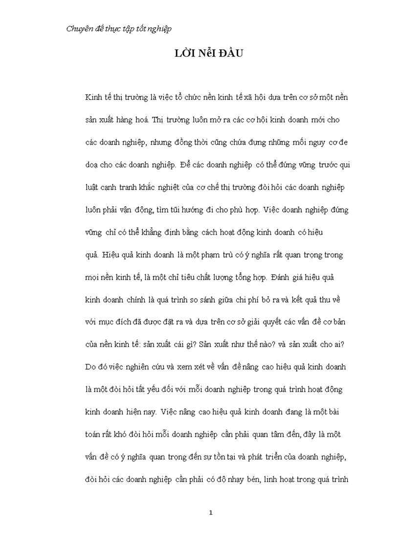 Thực trạng hiệu quả kinh doanh của nhà hàng Nam Thái