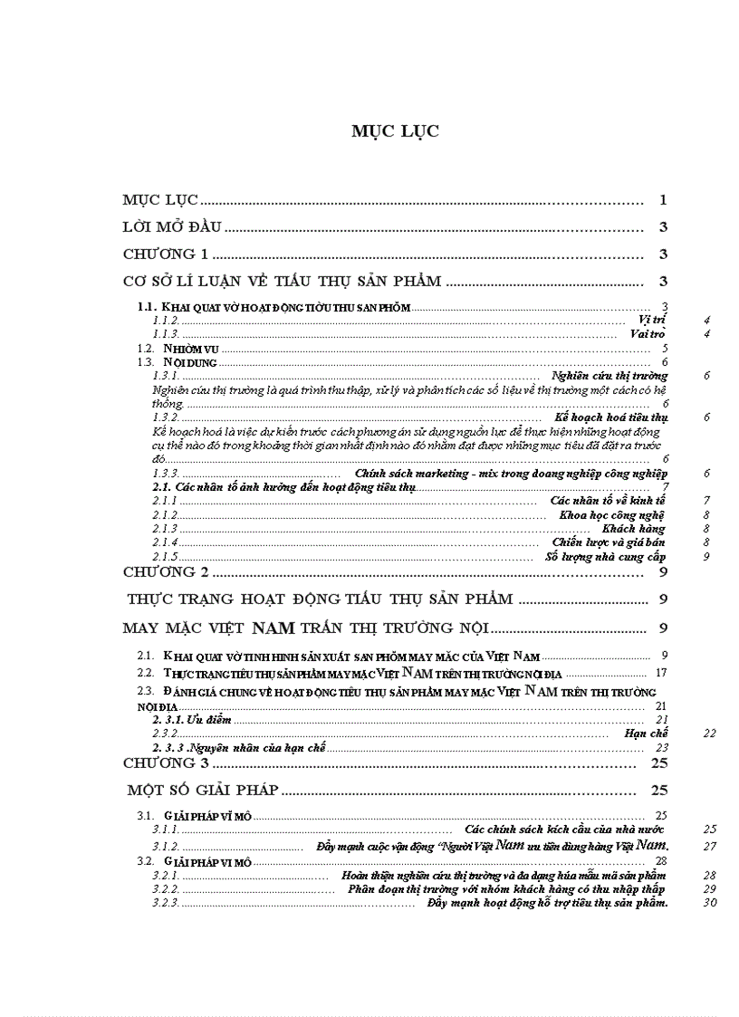 Giải pháp nhằm thúc đẩy hoạt động tiêu thụ sản phẩm may mặc Việt Nam trên thị trường nội địa