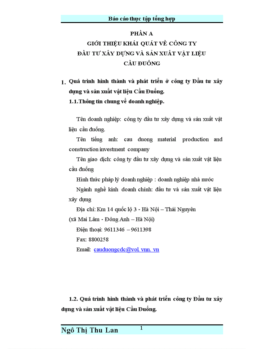 đánh giá kết quả hoạt động của công ty đầu tư xây dựng và sản xuất vật liệu cầu Đuống