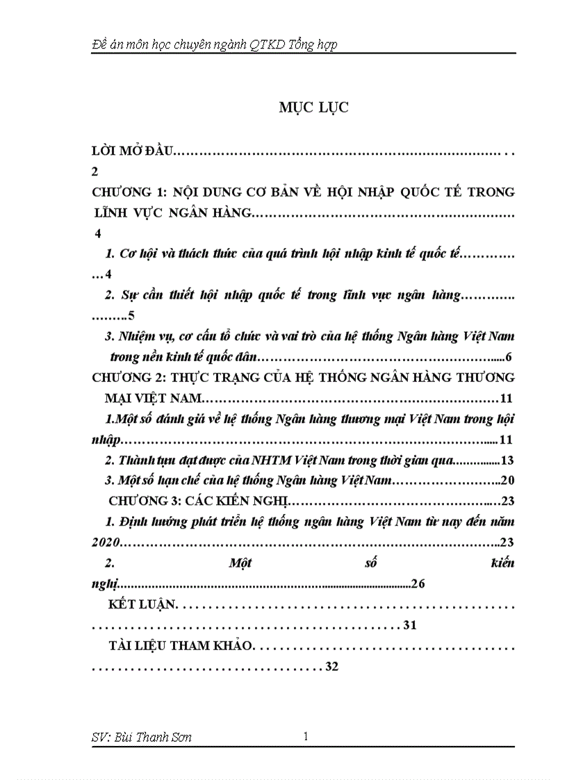 Cơ hội và thách thức đối với các ngân hàng thương mại Việt Nam trong xu thế hội nhập quốc tế