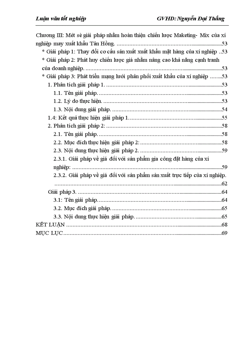 Phân tích hoạt động Marketing - Mix và đề xuất giải pháp hoàn thiện