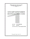 Một số kinh nghiệm bồi dưỡng Ban chỉ huy chi Đội trong trường THCS