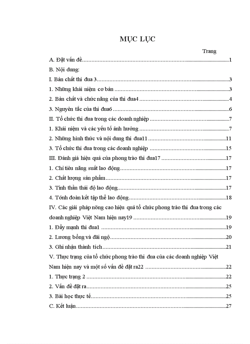 Tổ chức thi đua trong các doanh nghiệp việt nam hiện nay 1