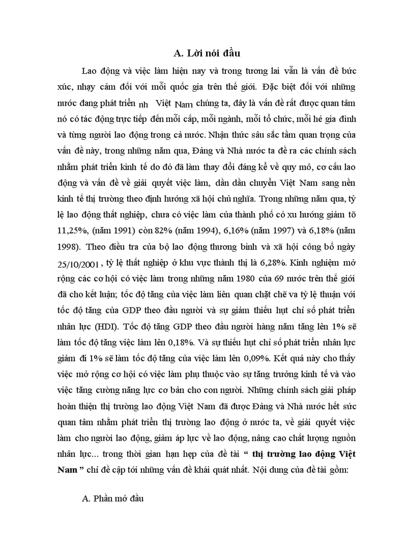 Một số giải pháp nhằm phát triển thị trường lao động Việt Nam