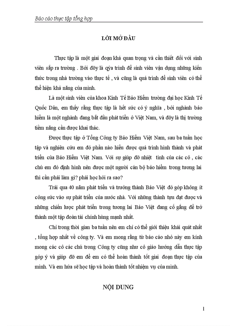 Doanh thu của bảo việt qua các thời kỳ