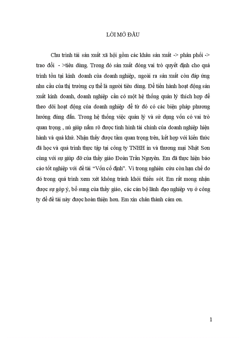 Đề xuất một số biện pháp nhằm nâng cao hiệu quả sử dụng vốn trong công ty