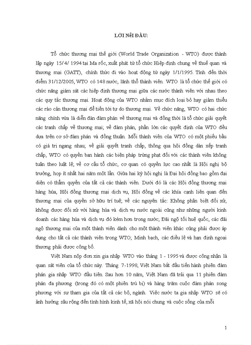 Những cơ hội và thách thức đối với thương mại Việt Nam khi gia nhập WTO