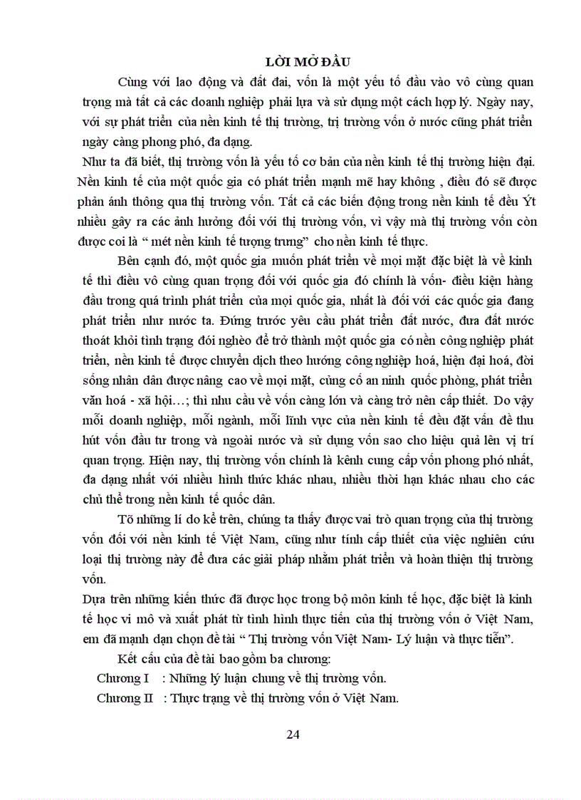 Thị trường vốn Việt Nam Lý luận và thực tiễn 1