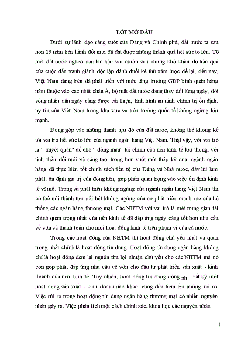 Nâng cao chất lượng tín dụng tại NHNo PTNT Thanh Hóa