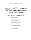 Đánh giá tác động của NHTWƯ lên thị trường tiền tệ Việt Nam từ năm 2007 đến nay Nhúm thảo luận