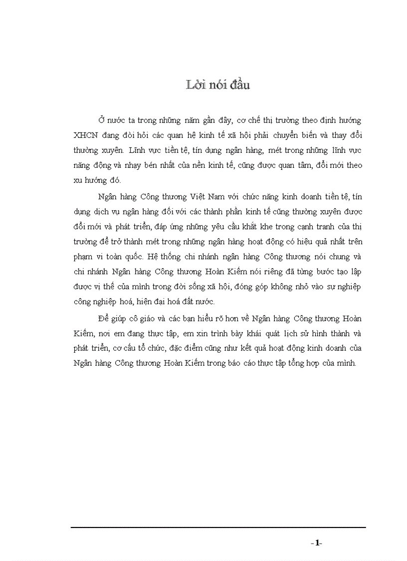 Tình hình huy động vốn của Ngân hàng Công thương Hoàn Kiếm