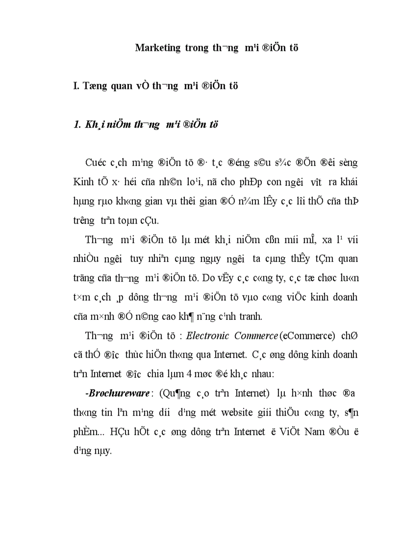 Lợi ích mà thương mại điện tử mang lại
