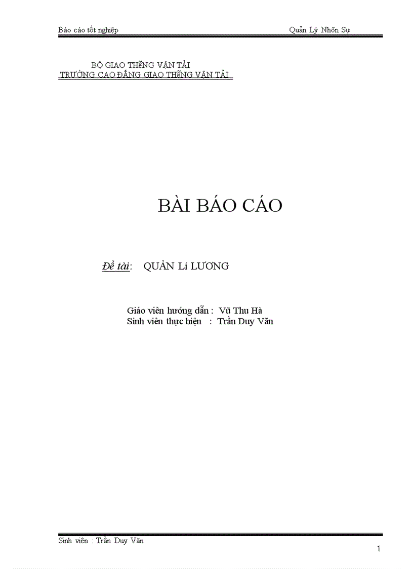quản lý lương