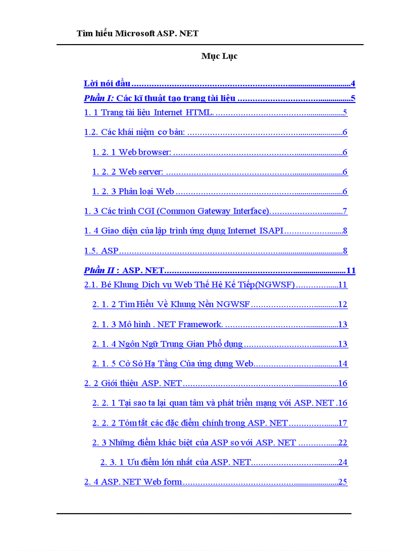 Tìm hiểu Microsoft ASP NET 1