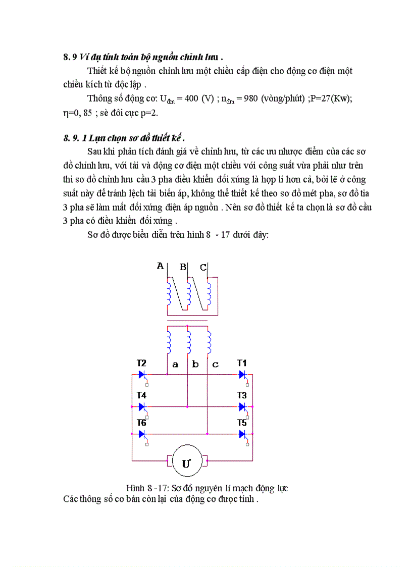 Xác định góc mở cực tiểu và cực đại