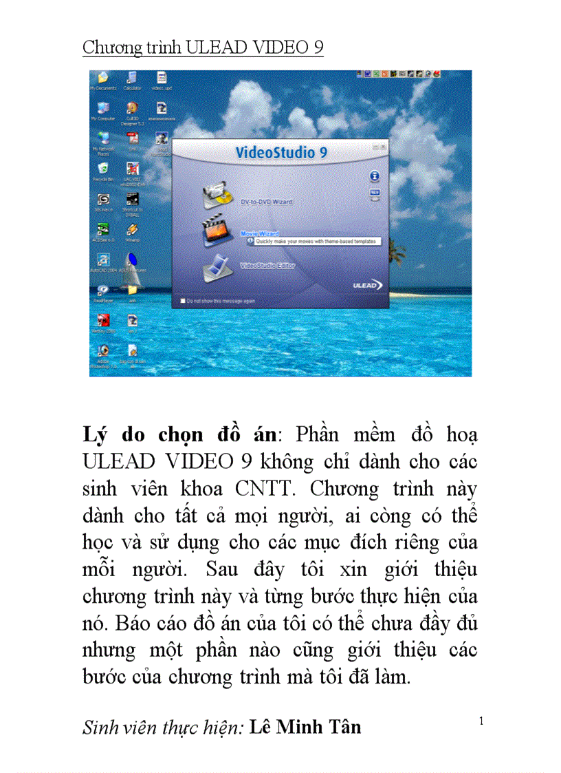 Chương trình ULEAD VIDEO 1