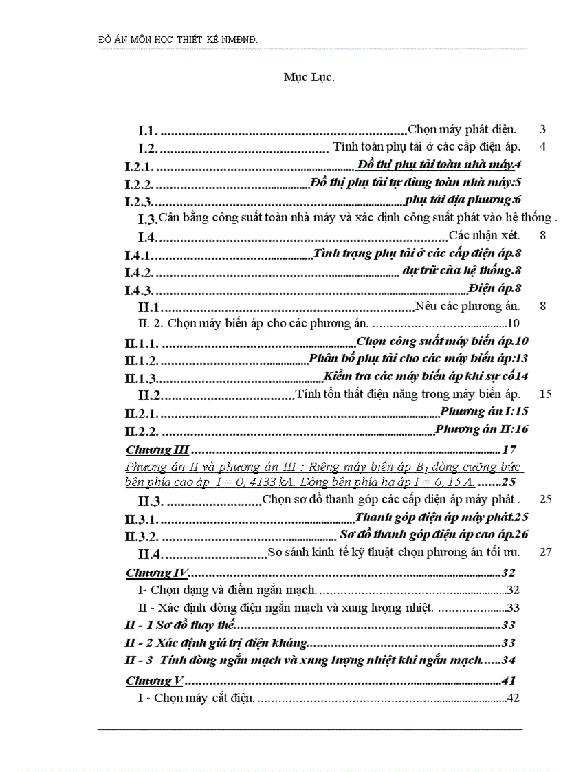 Nêu các phương án và chọn MBA