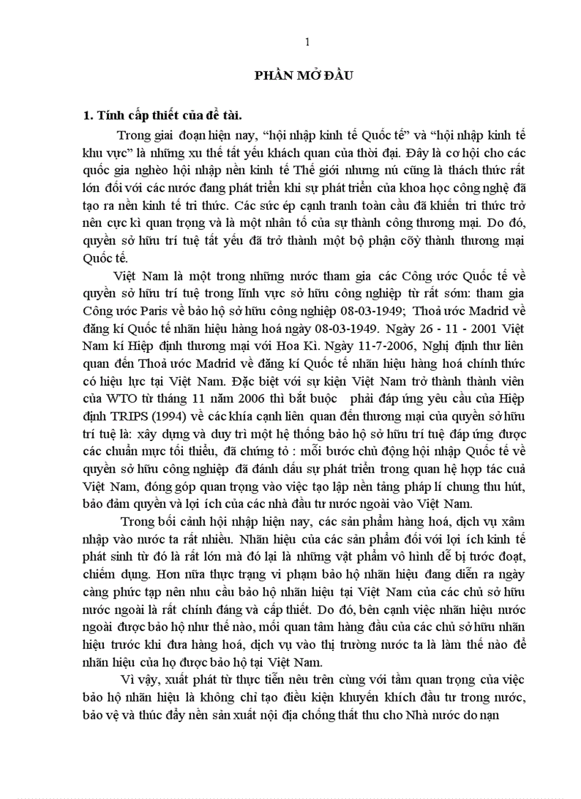 Đăng kí bảo hộ nhãn hiệu nước ngoài tại Việt Nam Một số vấn đề lí luận và thực tiễn