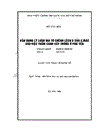 Vận dụng lý luận địa tô chênh lệch II của C.Mác vào việc thâm canh cây trồng ở phú yên