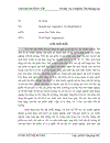 Một số giải pháp nhằm đẩy mạnh hoạt động tiêu thụ sản phẩm tại Công ty CPTP Hữu Nghị