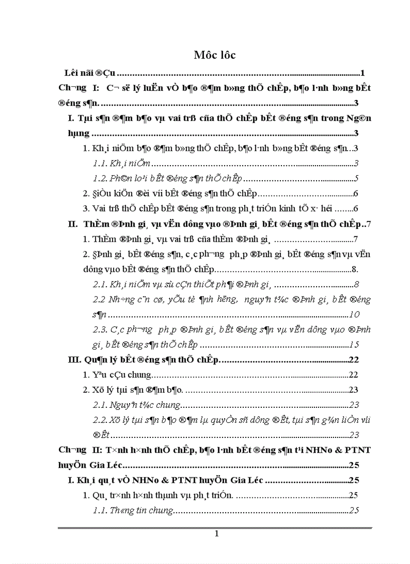 Biện pháp bảo đảm bằng thế chấp bảo lãnh bằng bất động sản trong Ngân hàng Nông nghiệp và Phát triển Nông thôn huyện Gia Lộc 1