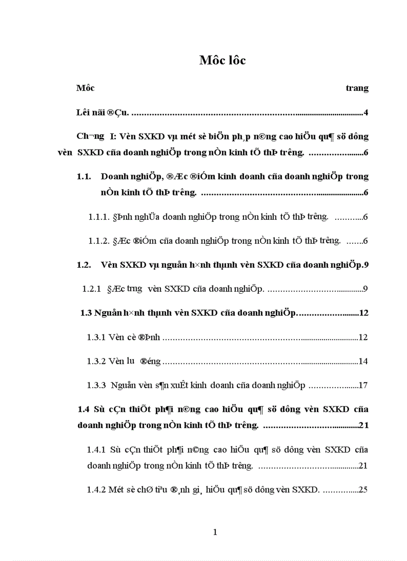 Vốn SXKD và các biện pháp nâng cao hiệu quả sử dụng vốn SXKD tại Công ty xây lắp và cơ khí cầu đường