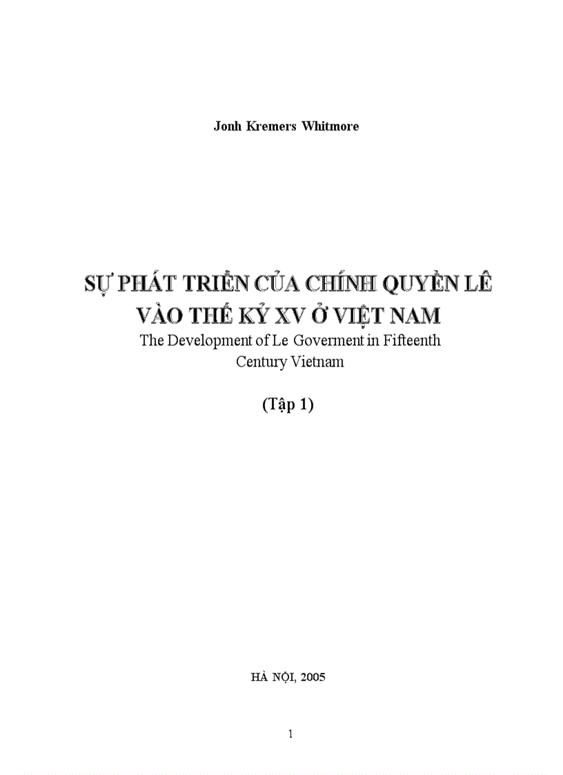 Nghiên cứu lịch sử An Nam 1